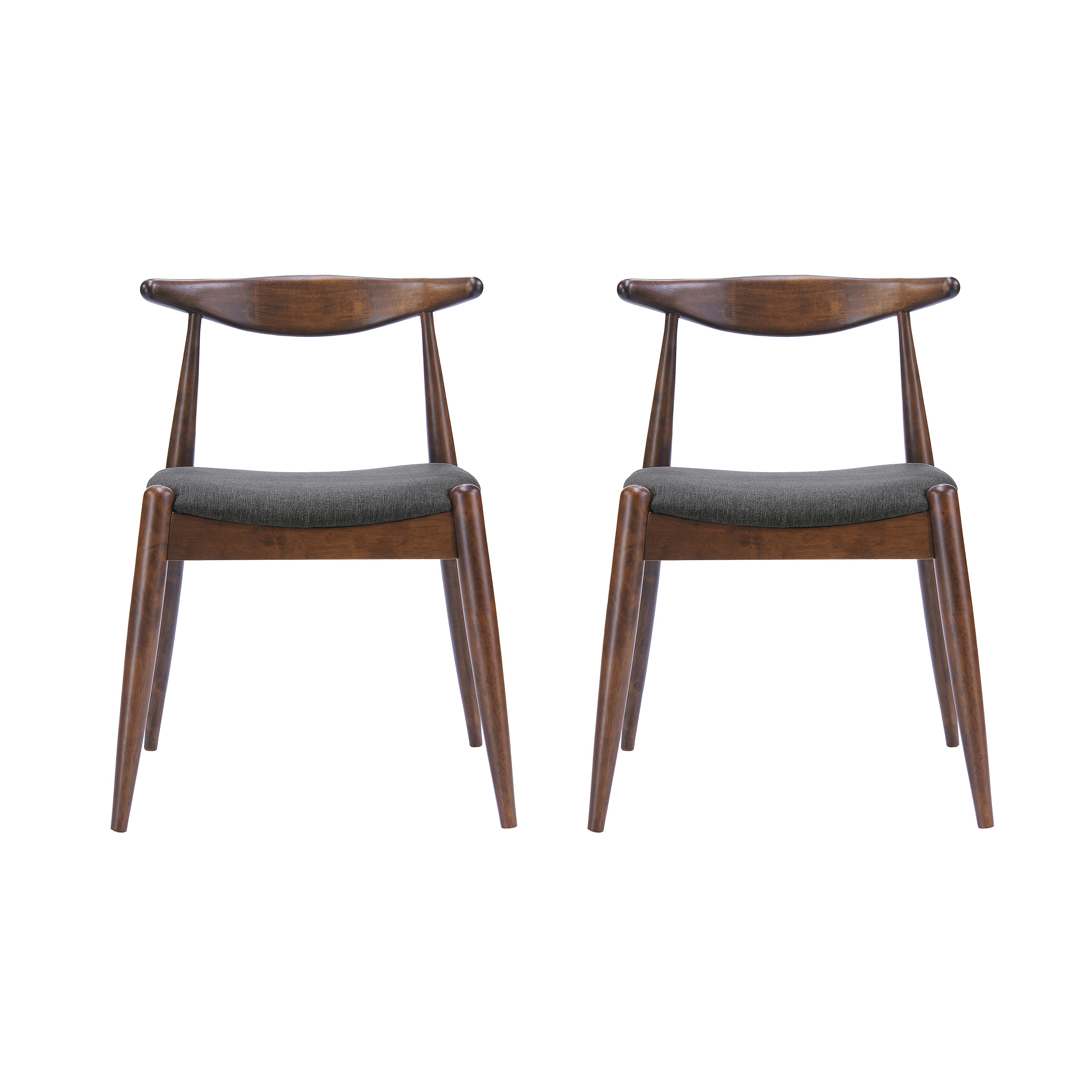 Sandra Mid Century Modern Dining Chairs (Set of 2)