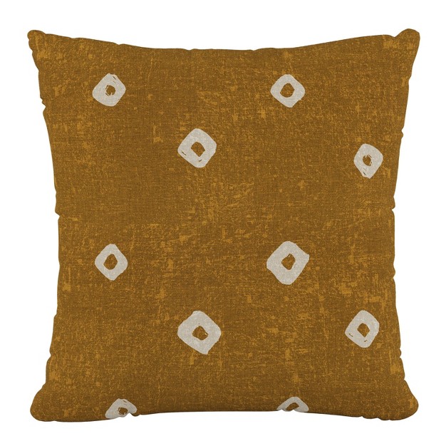 Skyline Furniture Square Outdoor Throw Pillow Tamara Ochre