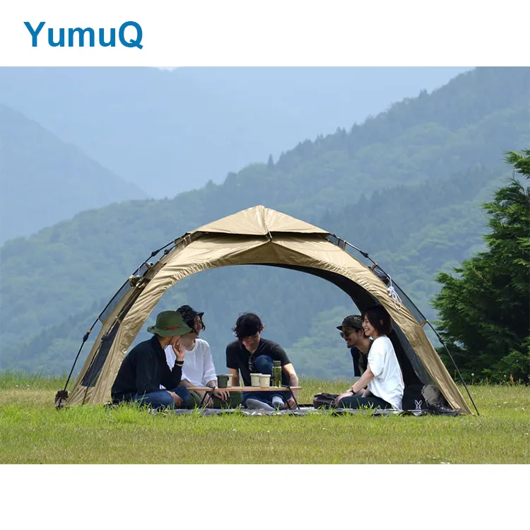 YumuQ 1 2 Person 1.6m Traveling Portable Fully Automatic Beach Camping Outdoor Travel Vehicle Pop Up Dome Tent