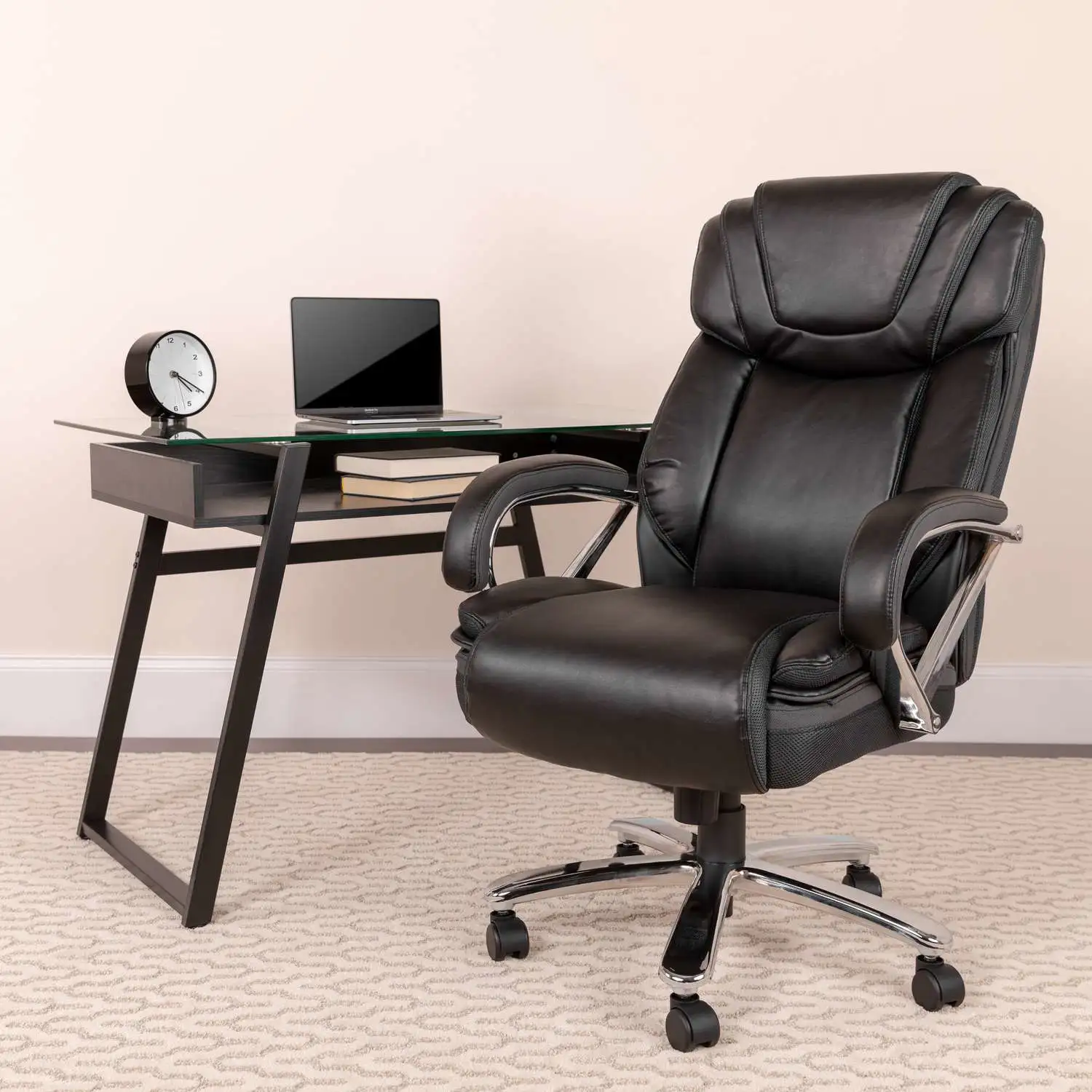 Black Leather Office Chair