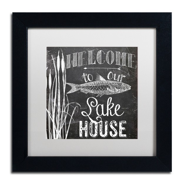 Trademark Fine Art color Bakery x27 lake House I x27 Matted Framed Art