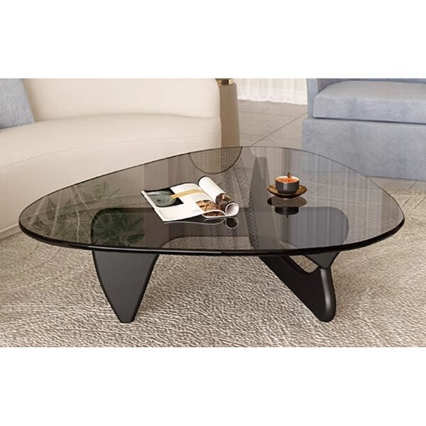 Drossett Grey Glass Top Coffee Table