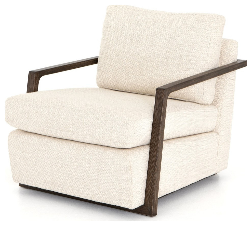 Amanda Chair  Irving Taupe   Transitional   Armchairs And Accent Chairs   by Virgil Stanis Design  Houzz