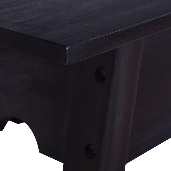 vidaXL Console Table Black 47.2