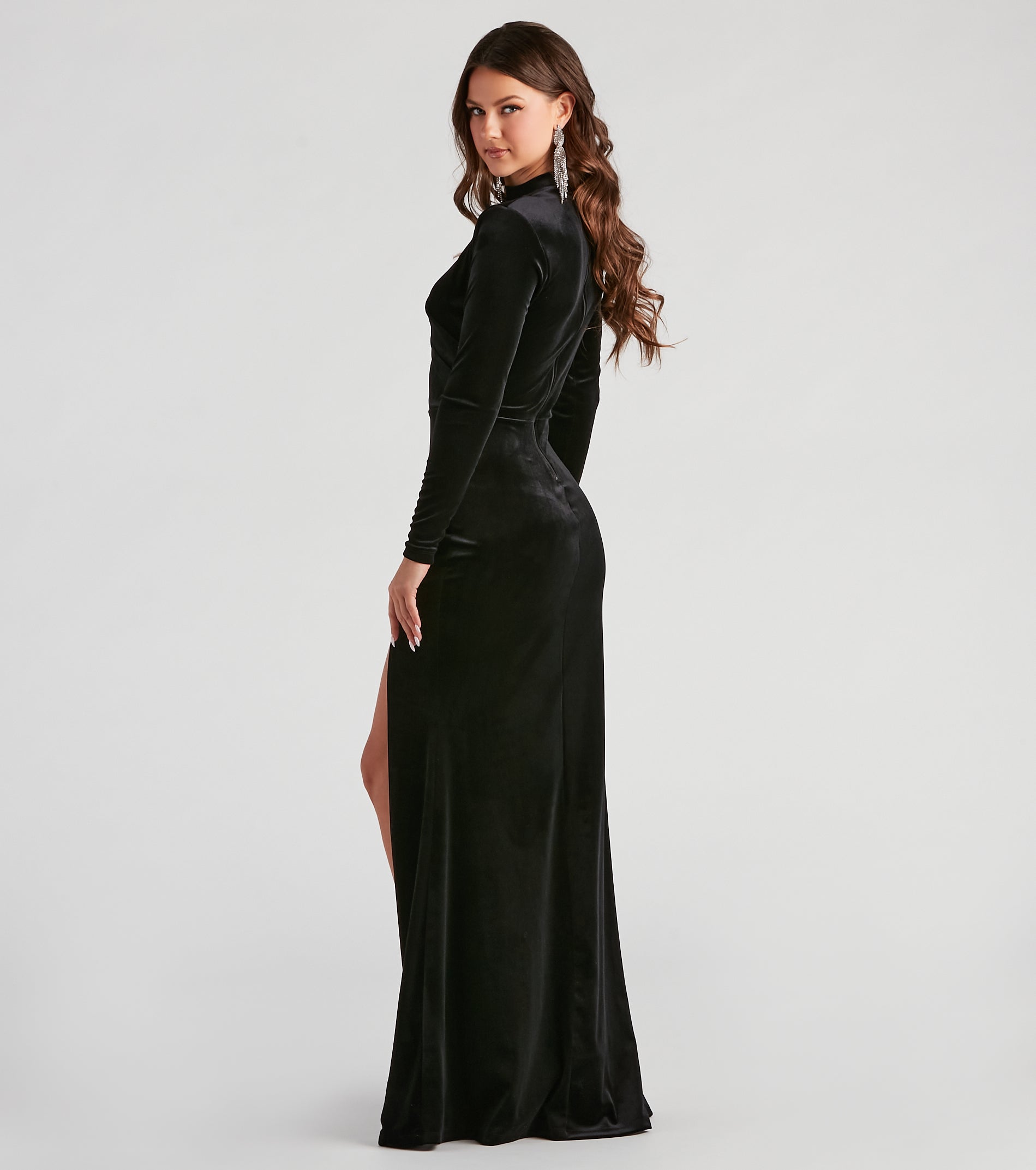 Kristie Formal Velvet Mermaid Dress