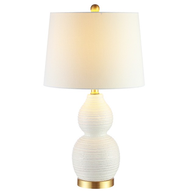 Darsa Table Lamp White Safavieh