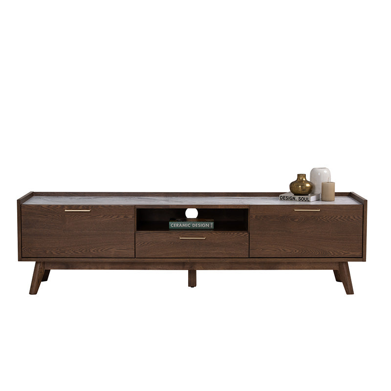 BREDA Entertainment TV Unit 180cm - Walnut