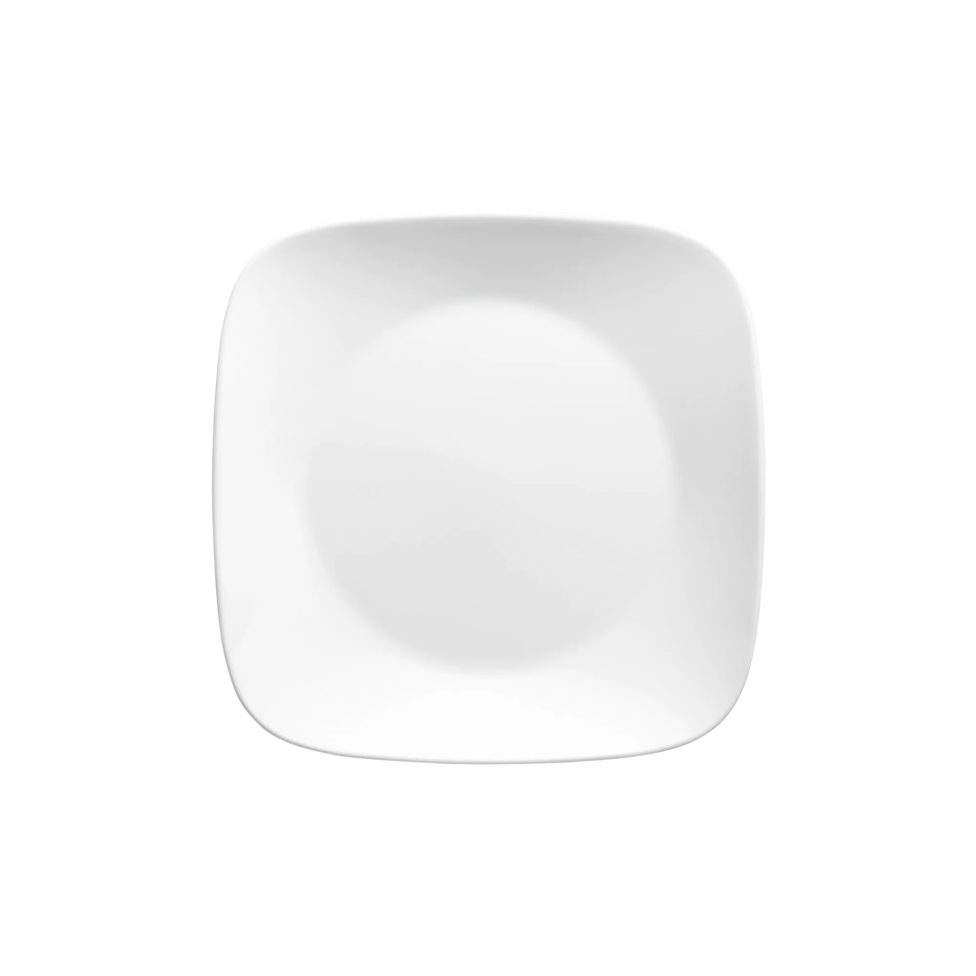 Corelle Classic Pure White， Square， 12-Piece， Dinnerware Set