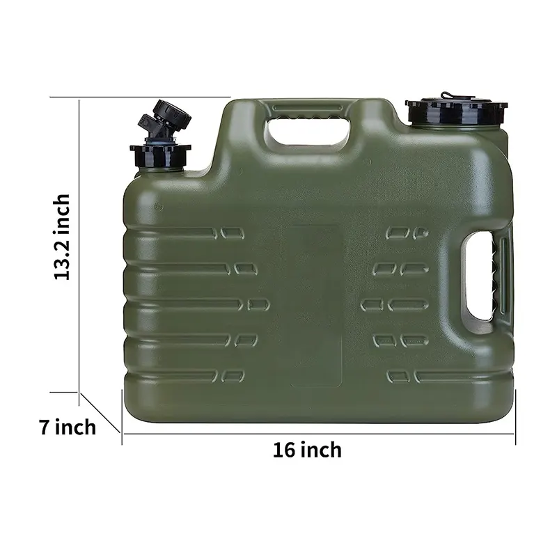 BPA FreeTruly No Leakage Portable Emergency Water Containers Jug Storage Tank for Camping Hiking