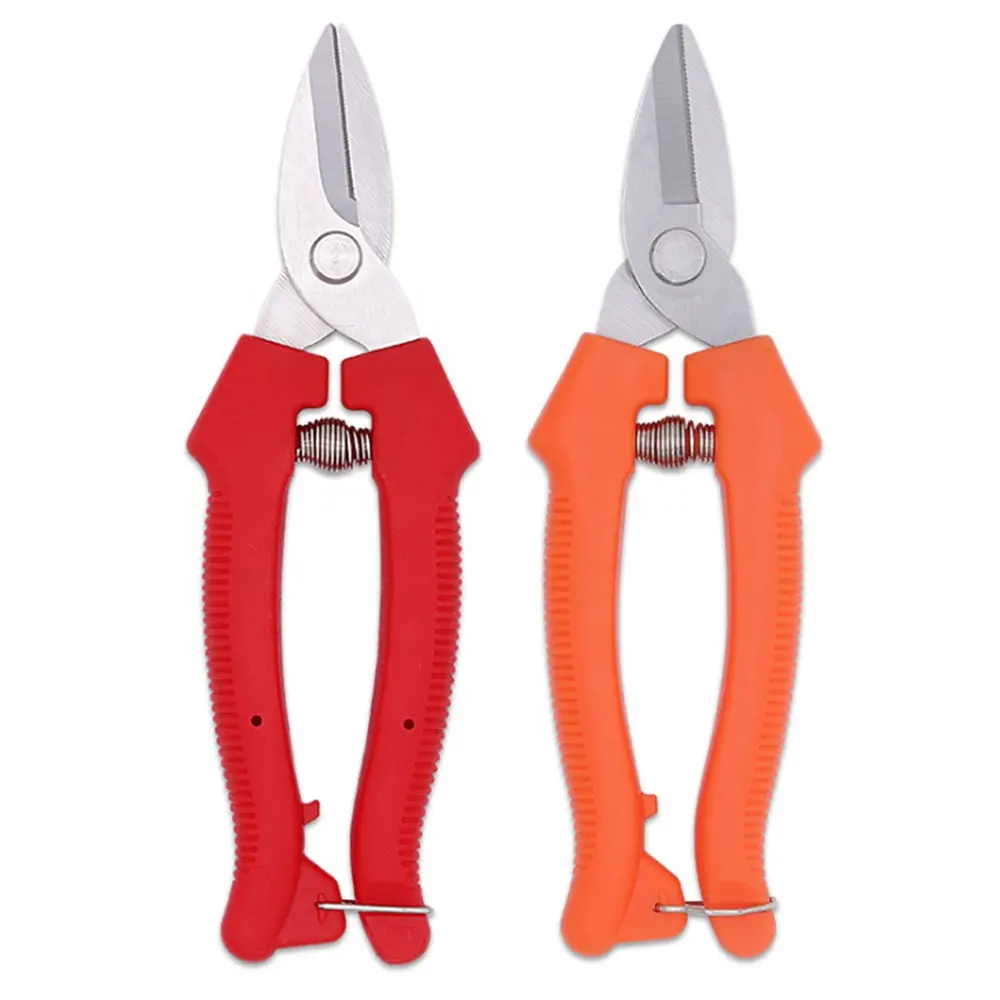 Agricultural Garden Tool Small Garden Bypass Tree Pruning Shears Branch Cutting Pruner With High Quality Floral Scissors