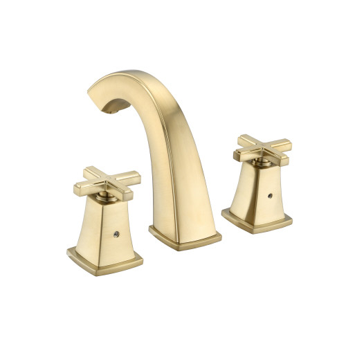 Widespread Bathroom Faucet 8 inch 2 Handles with D...