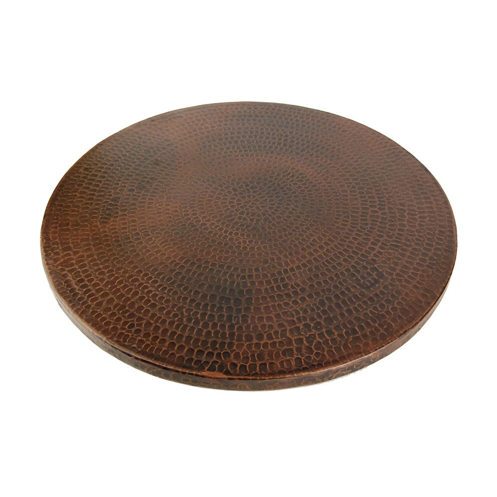 20-in Hammered Copper Lazy Susan in Oil Rubbed Bronze (LS20DB)