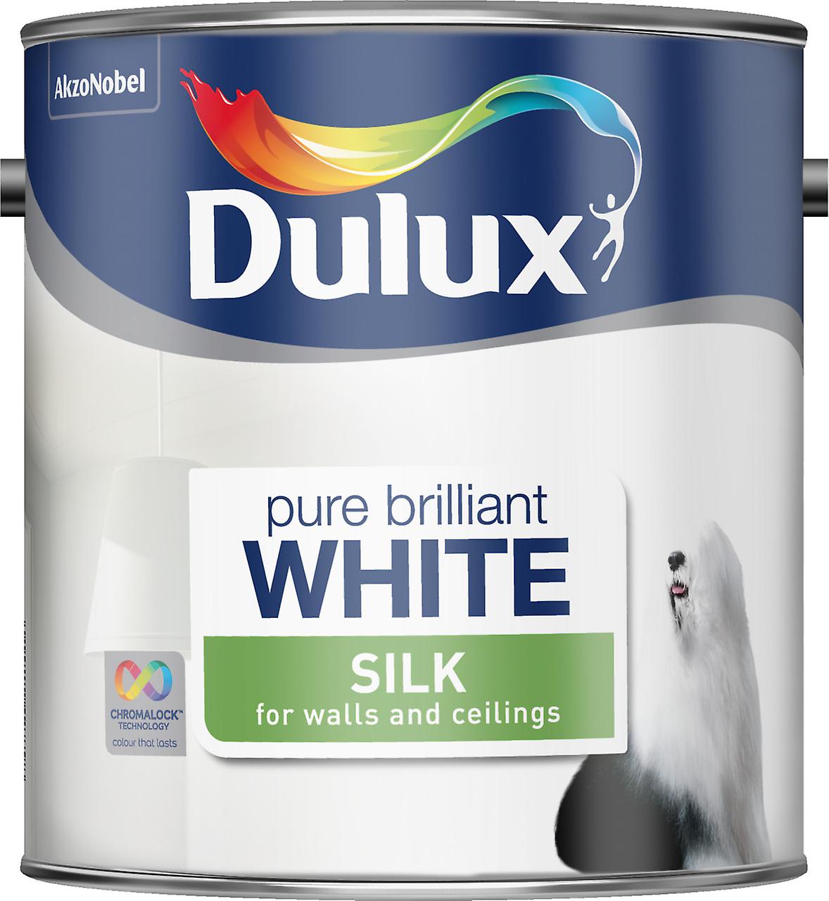 Dulux Silk Emulsion Paint 2.5L White