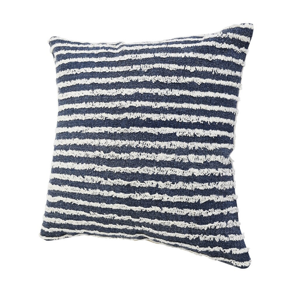 LR Home Ensign Blue Wispy Ways Throw Pillow