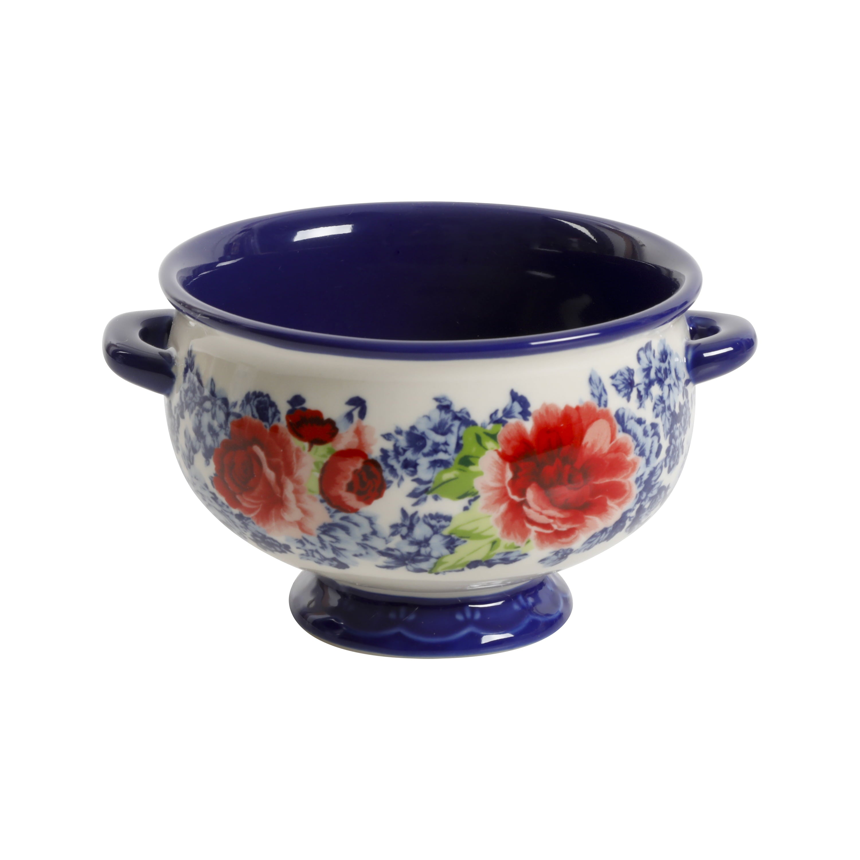 The Pioneer Woman Floral Medley 20-Ounce Soup Bowls， 4-Pack