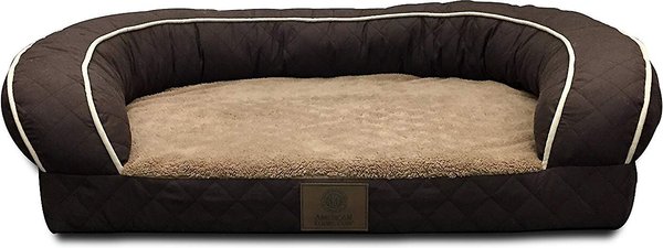 American Kennel Club AKC Quilted Orthopedic Bolster Cat and Dog Bed w/Removable Cover