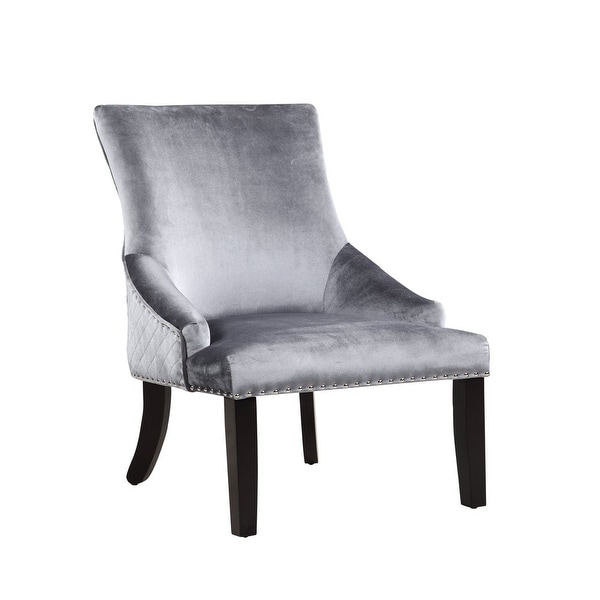 Moishe Diamond Velvet Upholstered Dining Chair