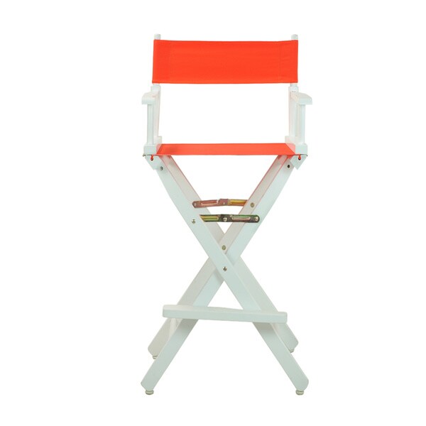 White Frame 30-inch Director's Chair