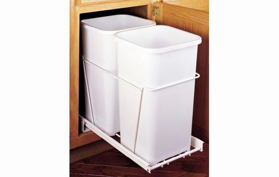 Rev A Shelf RV 15PB 2 S 24 White 27QT Double Waste...