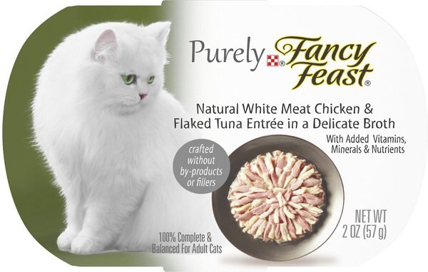 Fancy Feast Purely White Meat Chicken and Flaked Tuna Wet Cat Food