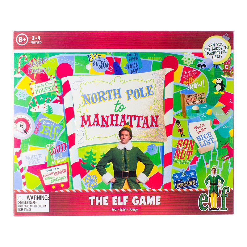 Paladone North Pole to Manhattan The Elf Board Game