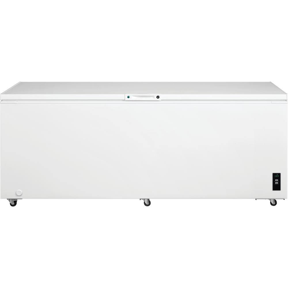 Frigidaire 24.8 cu. ft. Manual Defrost Chest Freezer Adjustable Temperature Control FFCL2542AW