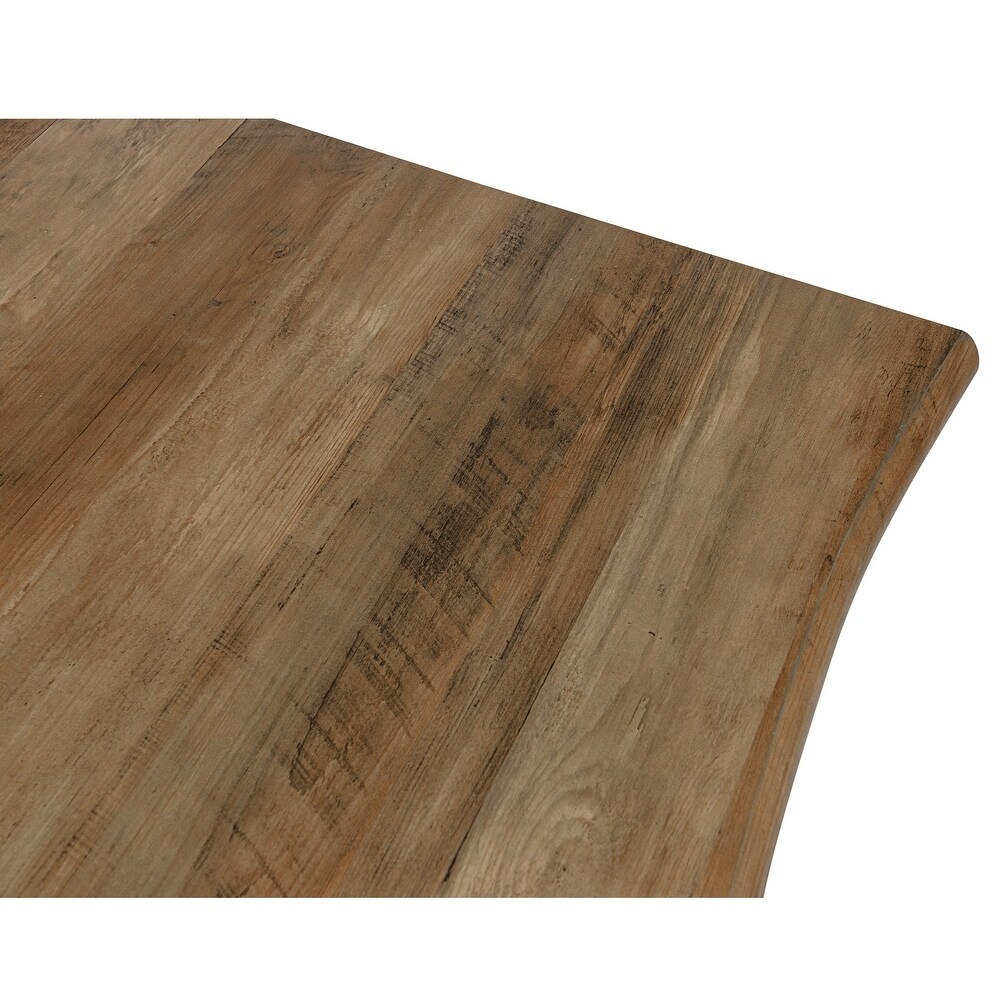 LeisureMod Ravenna Rectangular Wood 63\