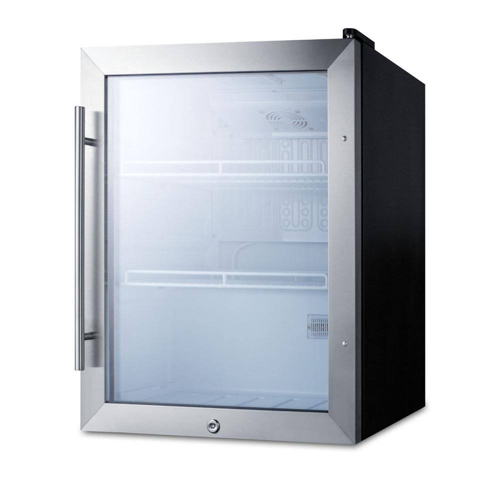 Summit Appliance 19 in. 2.1 cu. ft. Commercial Refrigerator in Black SCR314L