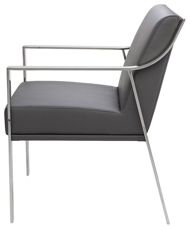 Grey Valentine Dining Chair   Contemporary   Dining Chairs   by We Got Lites  Houzz