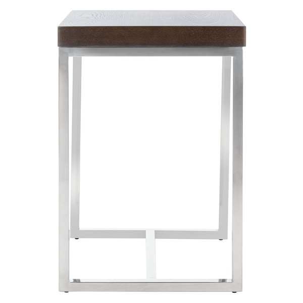 SAFAVIEH Couture High Line Collection Turner Stainless Steel Square End Table - 15.7