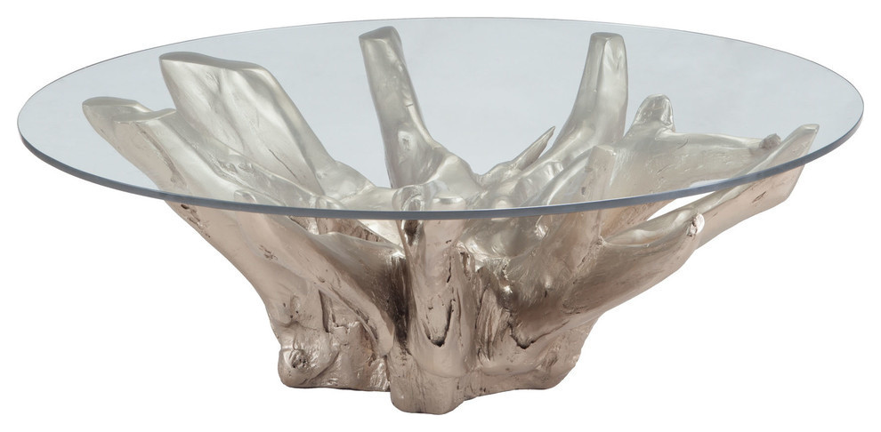 Dimond Home Champagne Teak Root Coffee Table   Contemporary   Coffee Tables   by ShopFreely  Houzz