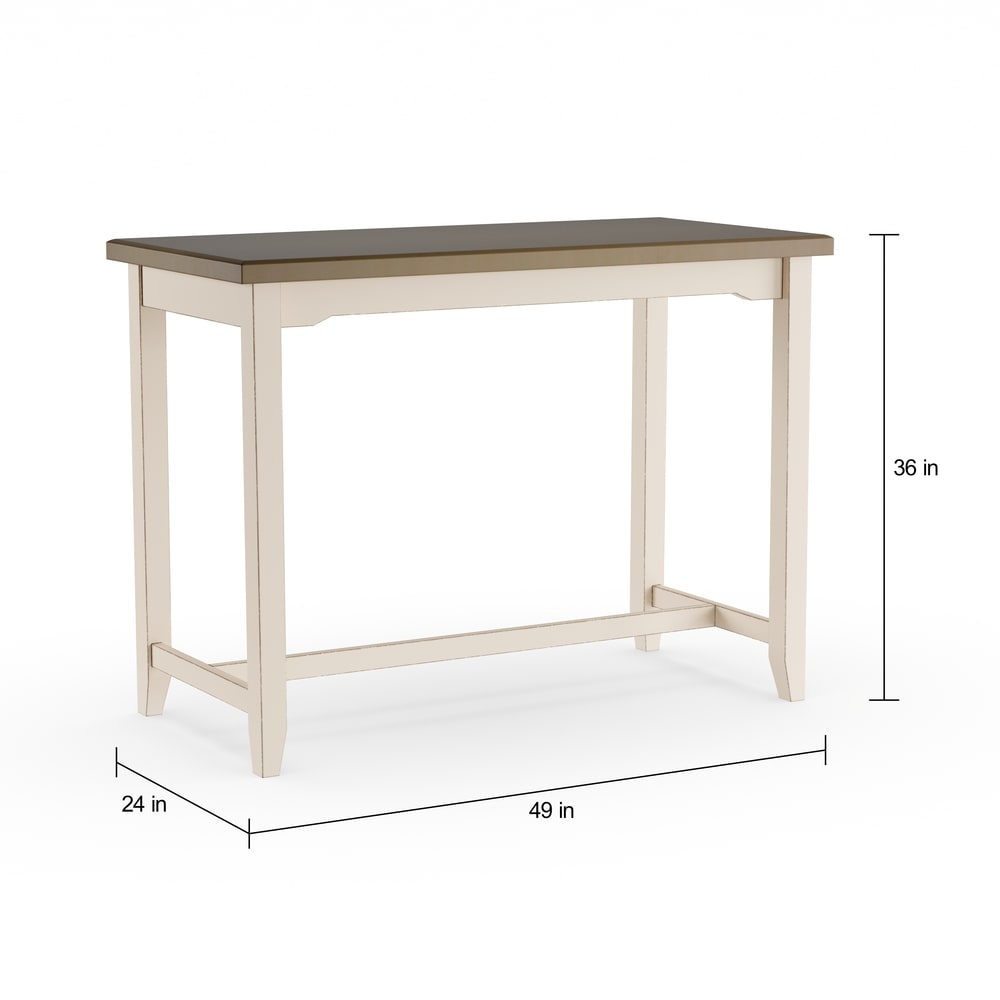 The Gray Barn Steeplechase Counter Height Grey Side Table