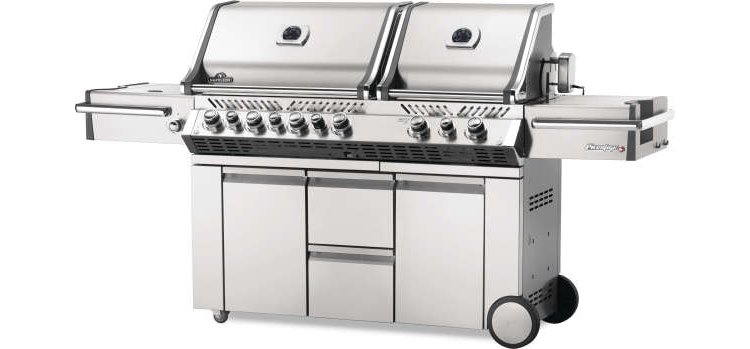 Napoleon Prestige Pro 825 RSBI Stainless Steel Liquid Propane Freestanding Grill