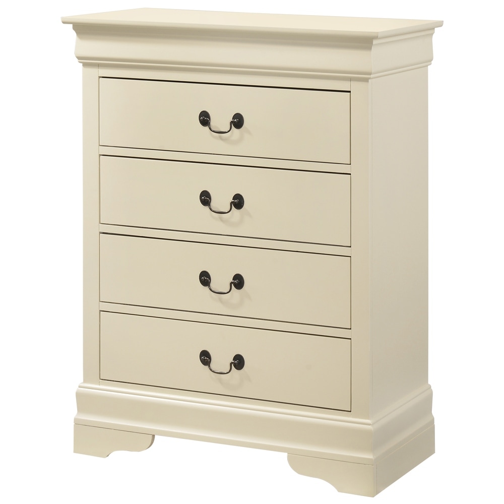 Louis Phillipe 4 Drawer Chest of Drawers (31 in L. X 16 in W. X 41 in H)