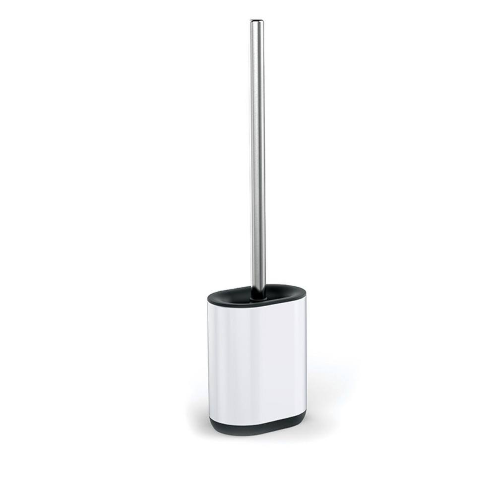 m MODA at home enterprises ltd. Innovate Toilet Brush and Holder with TPR Brush White 305654