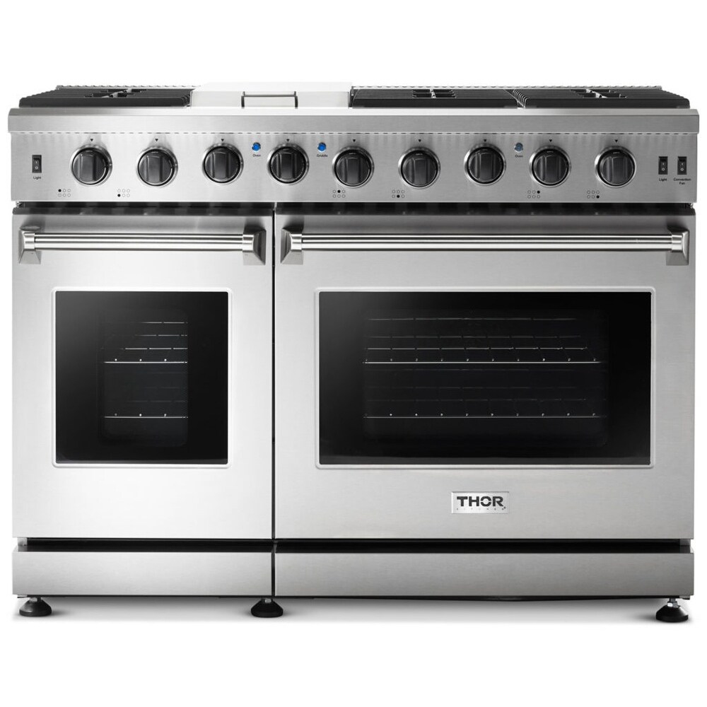 Thor Kitchen 48 Inch LP Gas Range in Stainless Steel