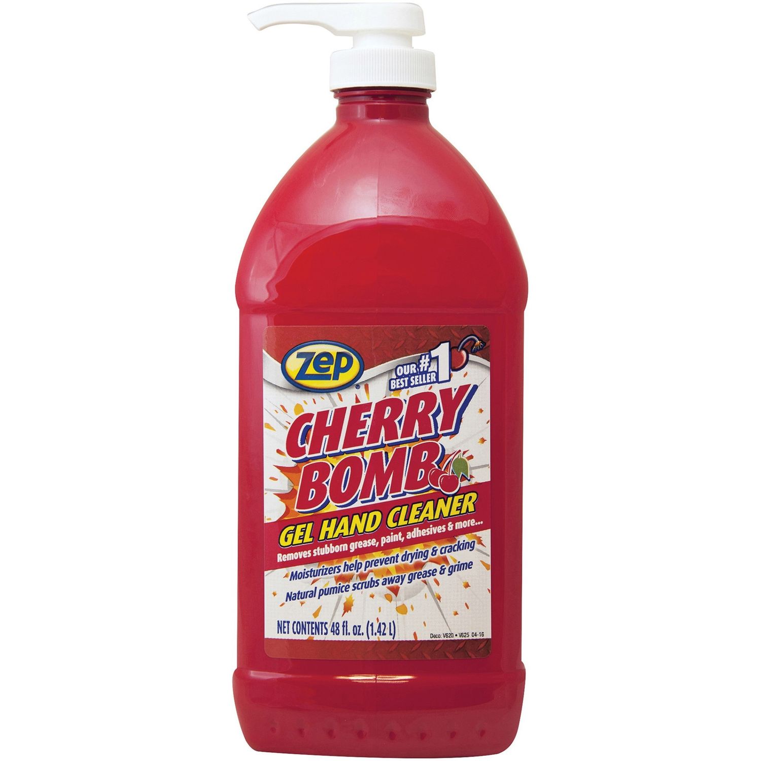 Cherry Bomb Gel Hand Cleaner by Zep， Inc. ZPEZUCBHC484