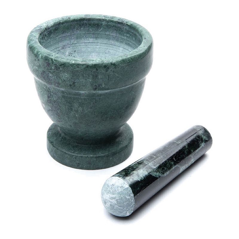 Fox Run Green Marble Mortar and Pestle