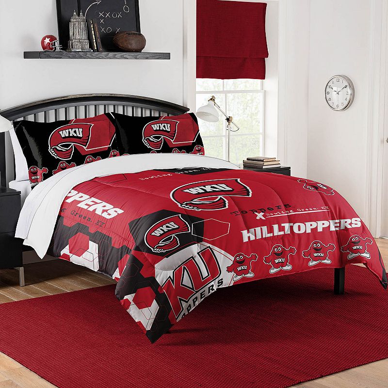 The Northwest Western Kentucky Hilltoppers Full/Queen Comforter Set with Shams