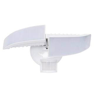 Honeywell 40-Watt White Motion Activated Outdoor Integrated LED Flood Light with Mounting Hardware NW0130U20600