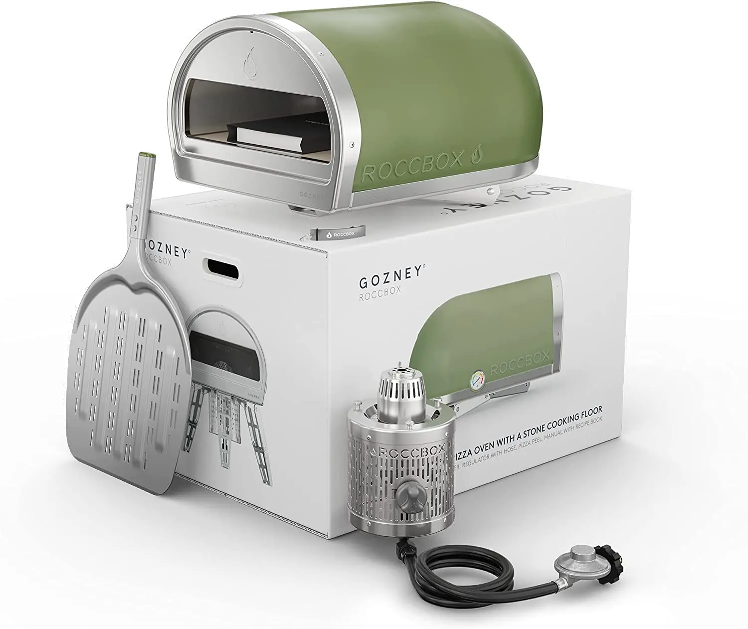 Gozney Roccbox Portable Pizza Oven - Olive Green