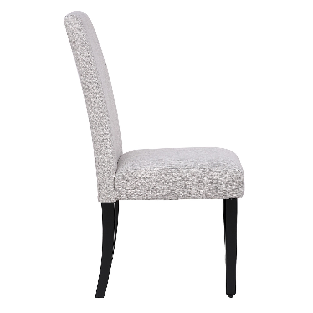 Grandview Upholstered Linen Fabric Dining Chair   38.6