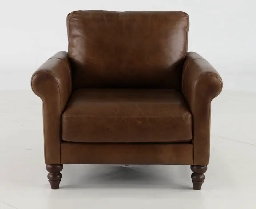 Dallas Brown Leather Chair