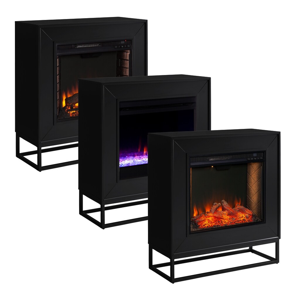 SEI Furniture Francis Contemporary Electric Fireplace