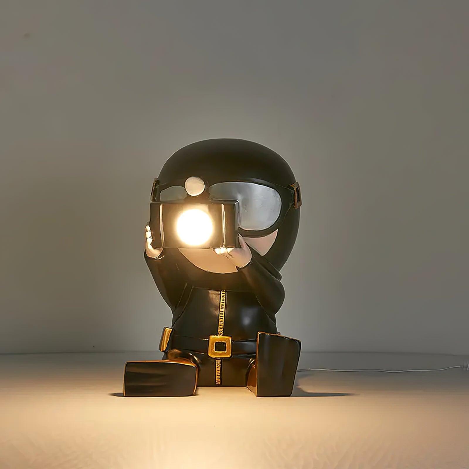 Adventurer Resin Table Lamp