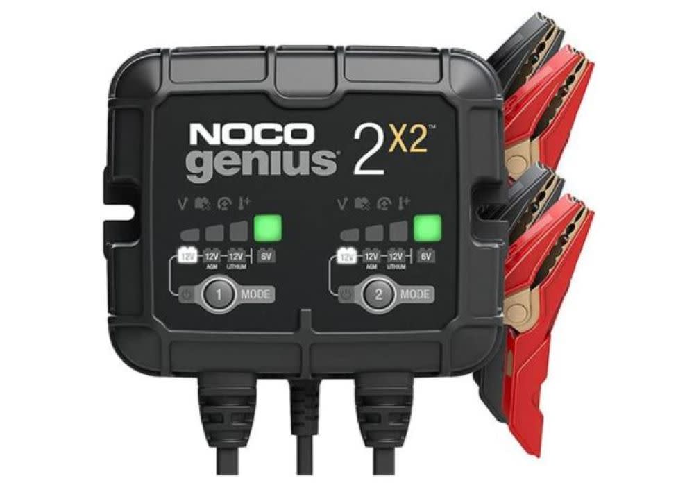 Noco 6V/12V 4A Multi-Voltage 2-Bank Smart Battery Charger ;