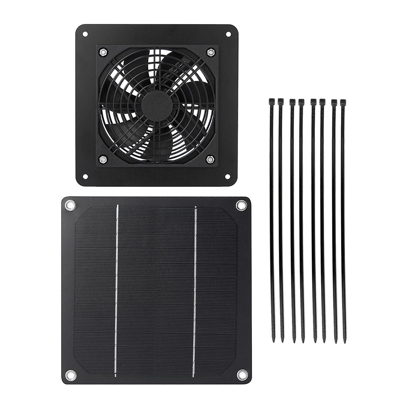 Ventilation Fans 12v 5w Solar Powered Panel Fan For Greenhouse Camping Sheds