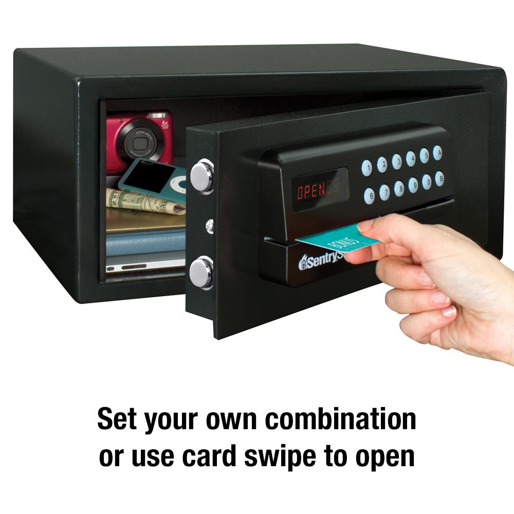 SentrySafe HL100ES Security Safe with Digital Card Swipe Lock， 1.09 Cu. ft.