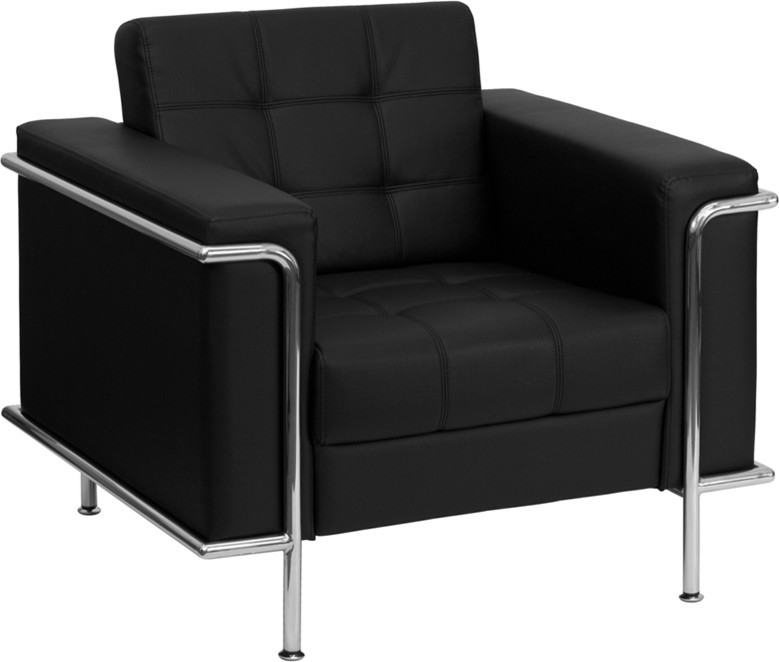 Black Reception Chair   Modern   Armchairs And Accent Chairs   by XOMART  Houzz