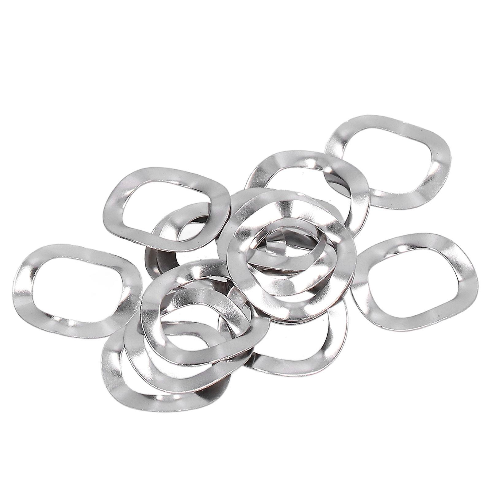 100pcs Wave Washer Assortment Kit Crinkle Wavey Washers A2 Stainless Steel Fastener Hardwarem5